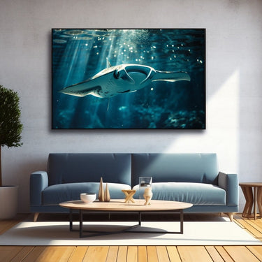Manta Ray Painting